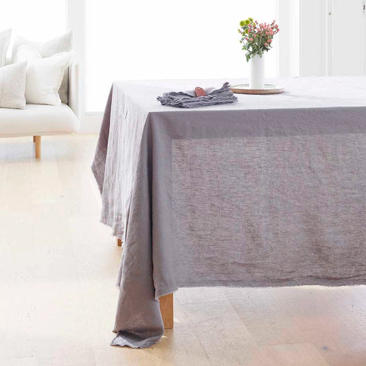 Linen Tablecloth - Slate