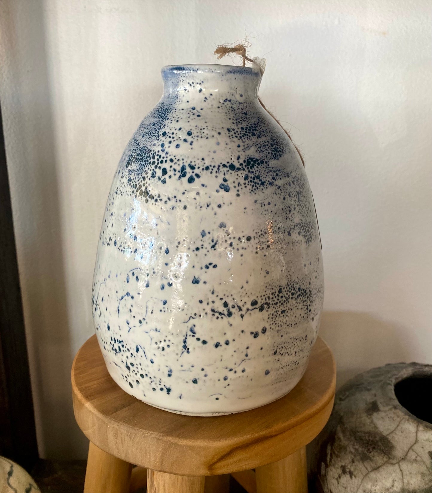 Claycat Blue Vase #2