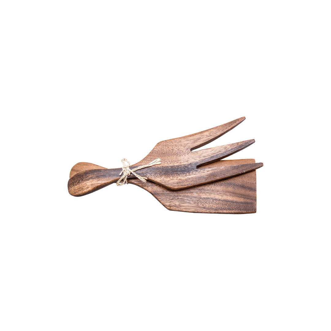 Acacia Fork and Turner Set