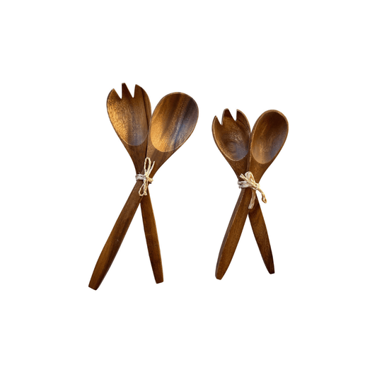 Acacia Thin Fork & Spoon Set