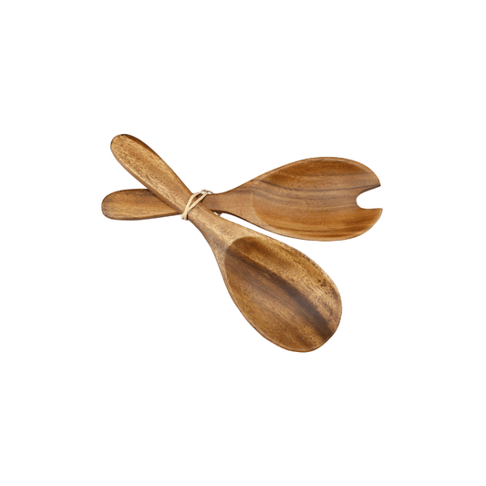 Acacia Thick Fork & Spoon Set
