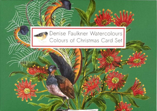 Denise Faulkner Watercolours; Colours of Christmas Ten Card Mixed Set