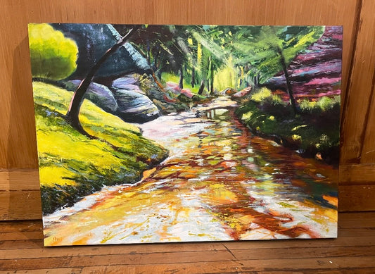 Anjee du Terreau Original Artwork - "River Shallows"