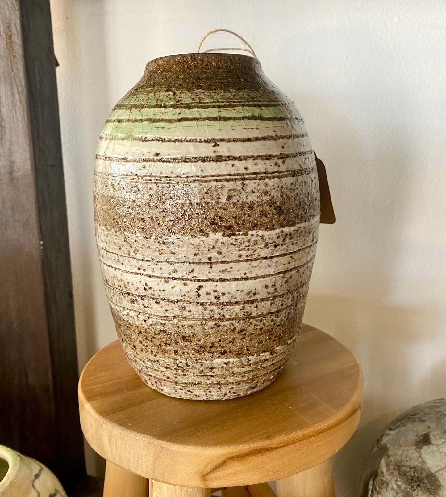ClayCat - Striped Vase #10