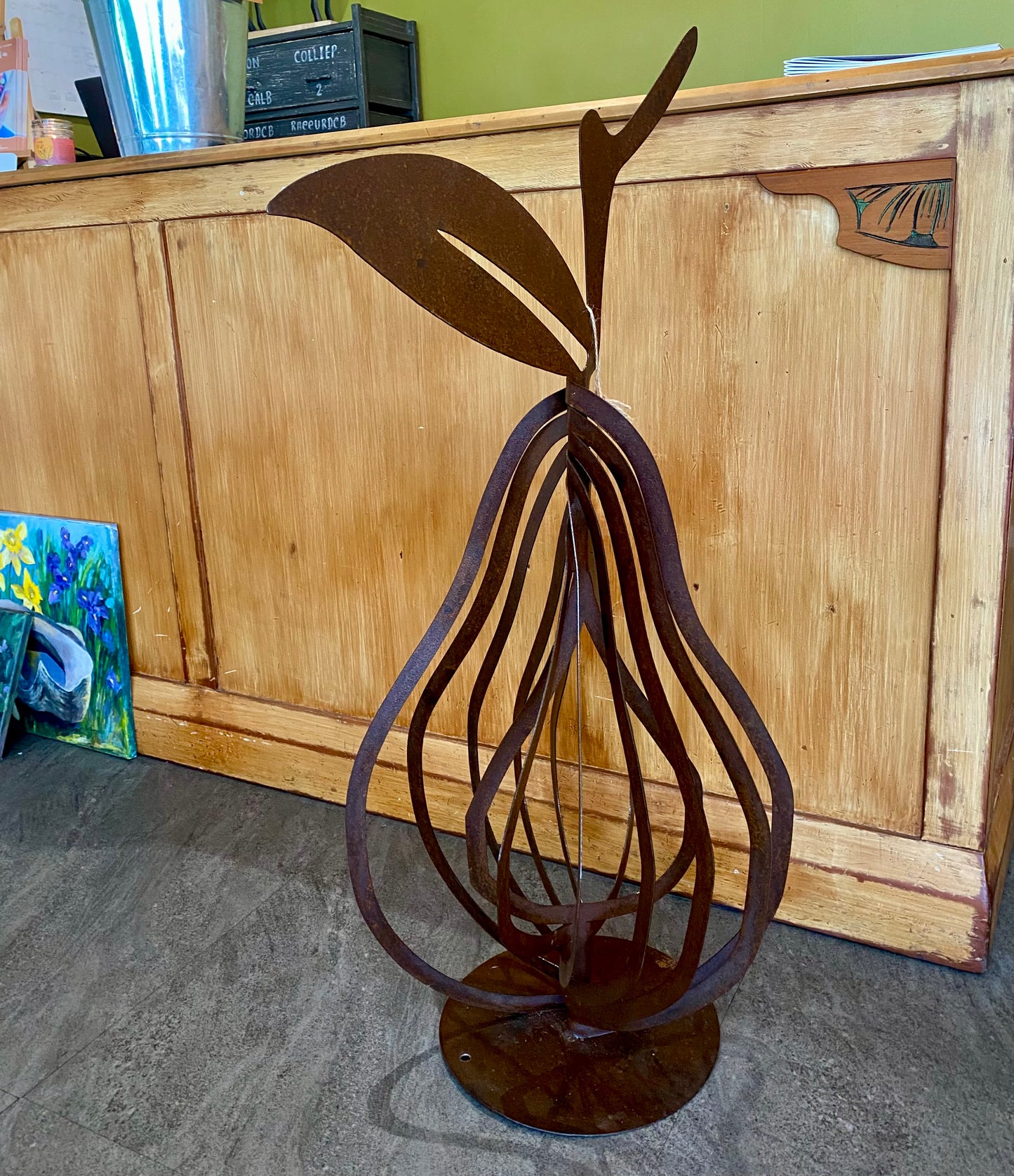 Trevor Hartas - Large Pear Garden Sculpture