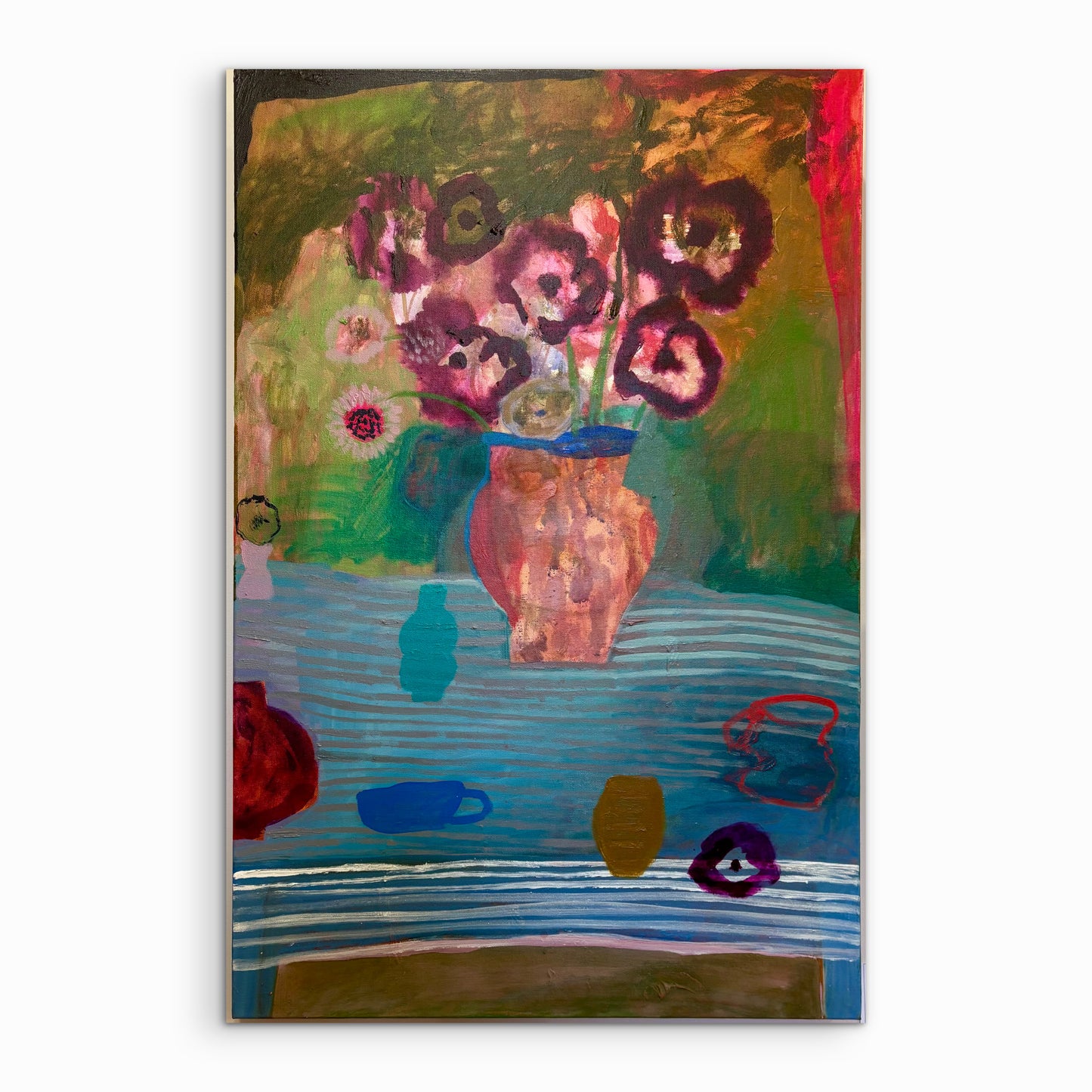 Holly Eva Original - " Striped Tablecloth "
