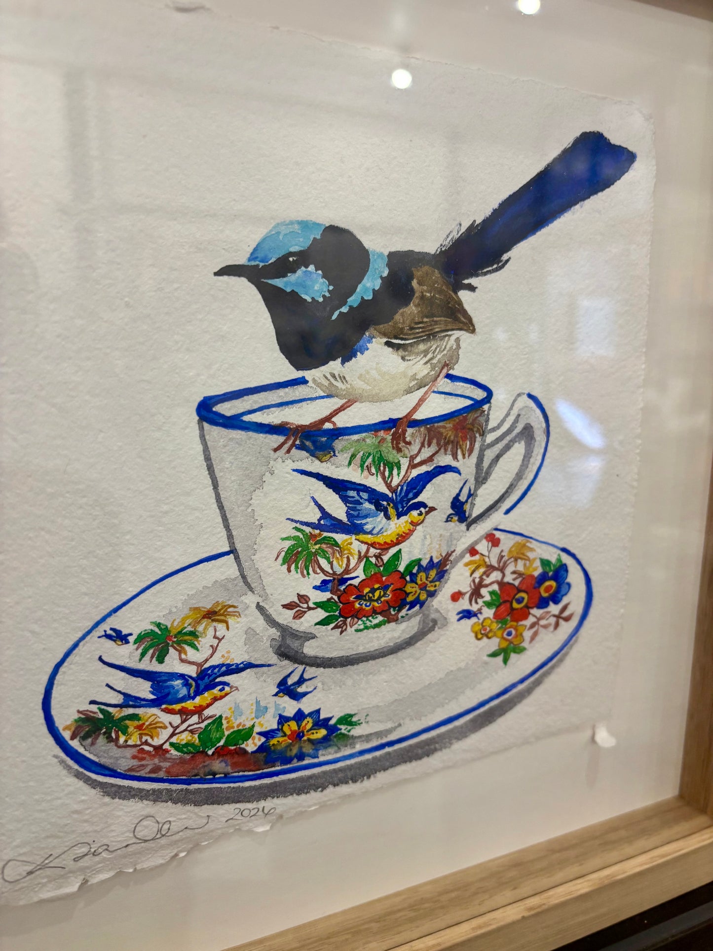 Denise Faulkner Original Work - " Bluebird of Happiness "