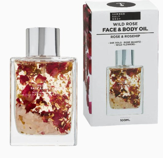 Summer Salt Body Face & Body Oil - 100ml assorted
