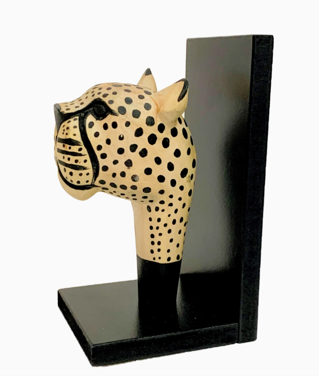 Bookends - Cheetah & Zebra - Set of 2