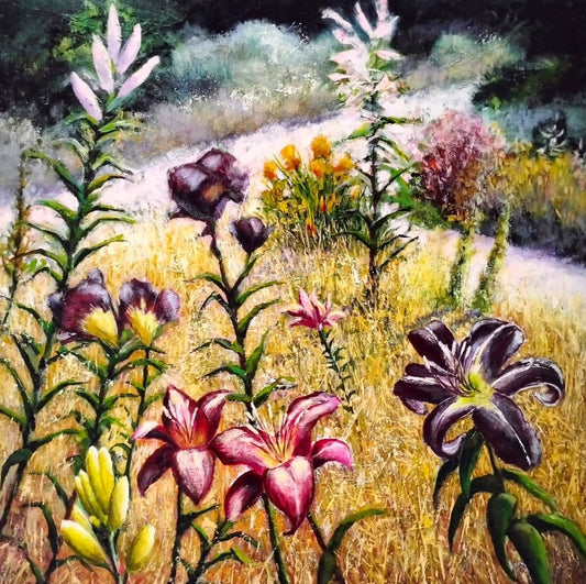 Anjee du Terreau Original - "Day of the Lilies"