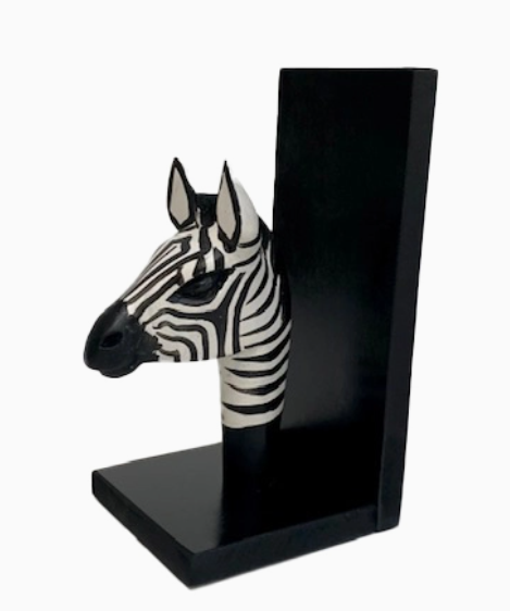 Bookends - Cheetah & Zebra - Set of 2