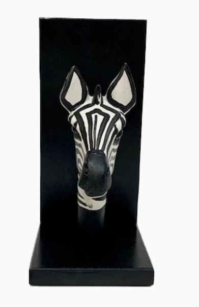Bookends - Cheetah & Zebra - Set of 2