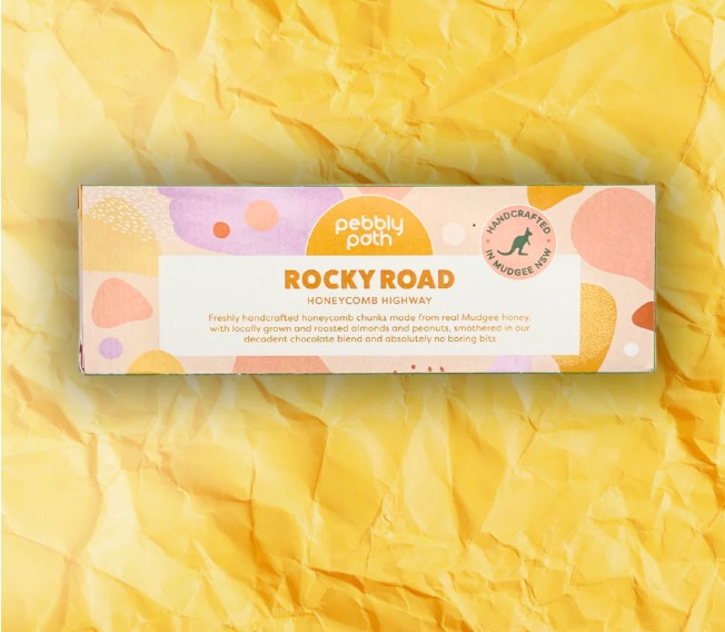 Pebbly Path Mudgee Rocky Road - Honeycomb Highway
