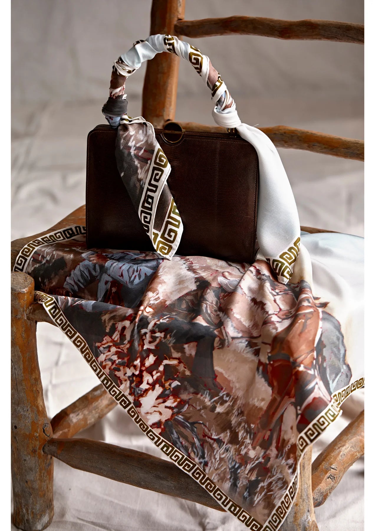 Whitney Spicer Silk Bandana - Cowboy Camp