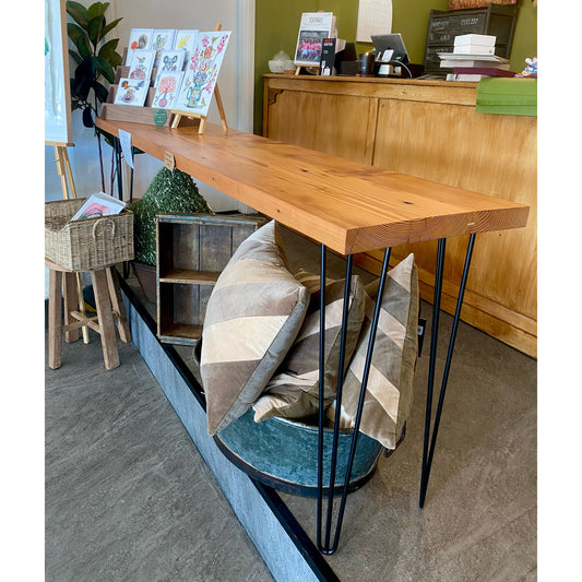 MBT Timber Designs - Console Table made from Douglas Fir