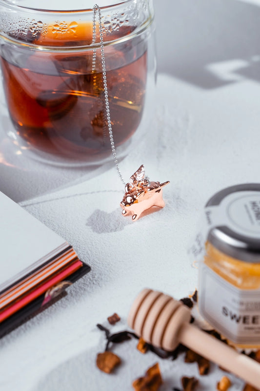 Tea Infuser Loose Leaf Tea Infuser Cylinder Flying Pig