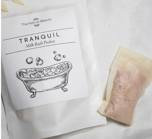 The Path To Beauty Tranquil Milk Bath Pockets