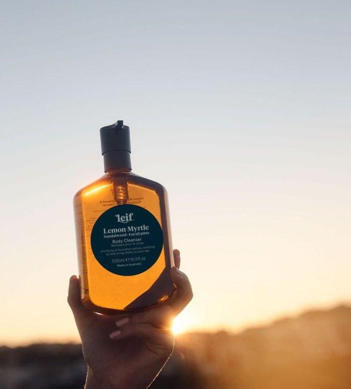 Leif Body Cleanser Lemon Myrtle, Sandalwood and Eucalyptus - 500ml