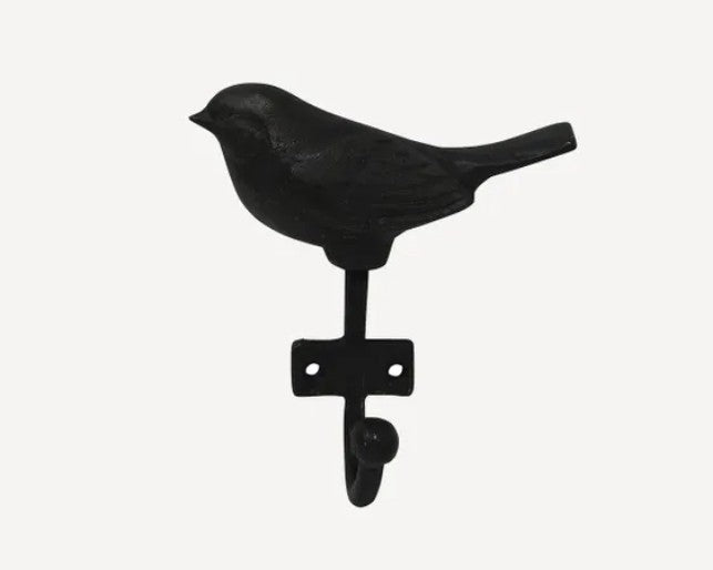 Birdie Iron Wall Hook Black