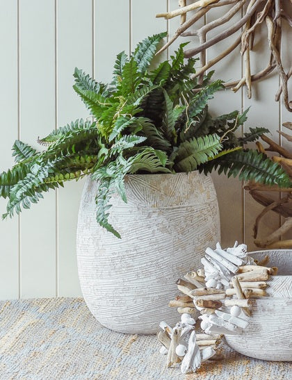 Byron Cement Plant Pot Large