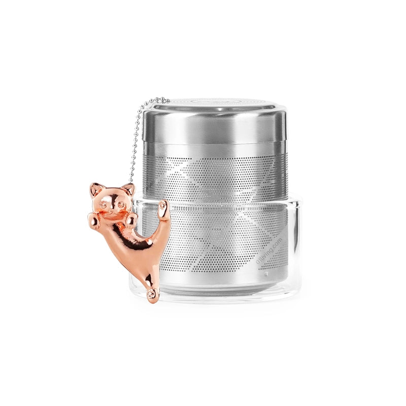 Tea Infuser Loose Leaf Tea Cylinder Cheeky Cat
