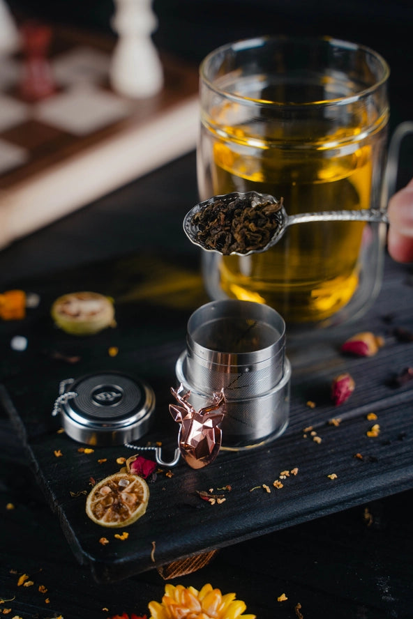 Tea Infuser Loose Leaf Tea Infuser Cylinder Geo Stag