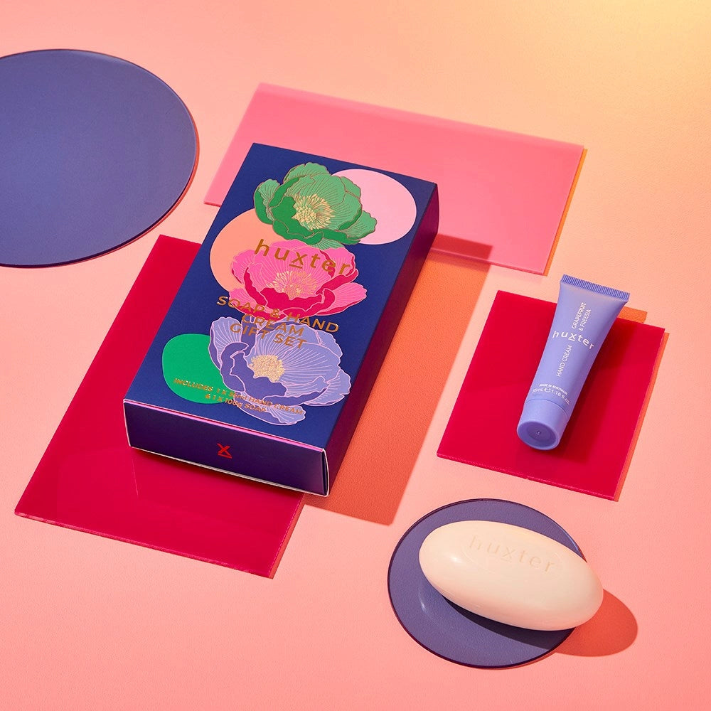 Huxter Soap & Hand Balm Gift Box | Grapefruit & Freesia