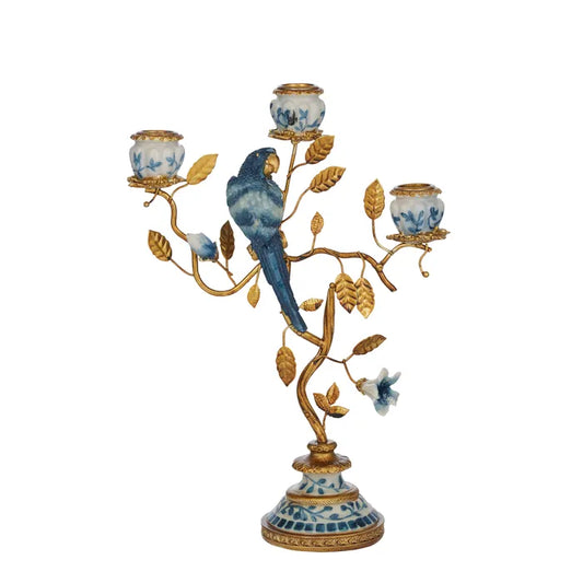 Polly Parrot Candelabra