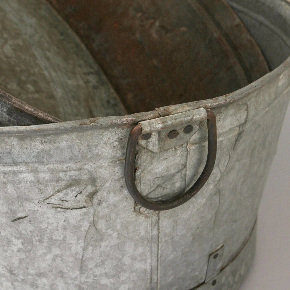 Vintage Indian Iron Planter/Firewood Holder