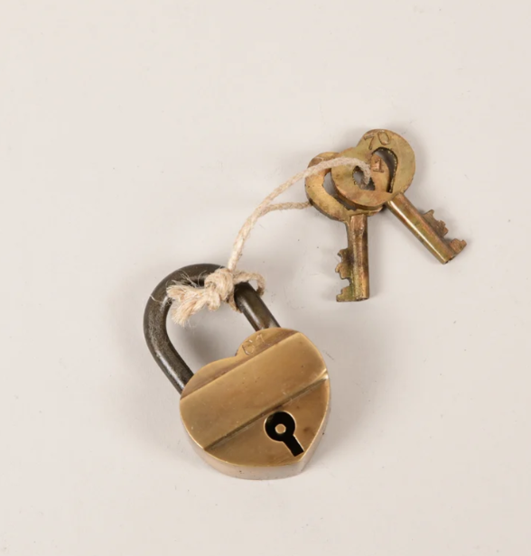 Brass Heart Lock