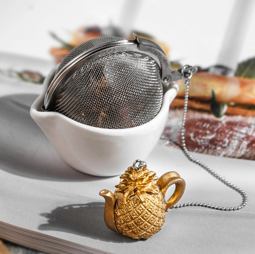 Tea Infuser Loose Leaf Tea Cylinder Pineapple Teapot
