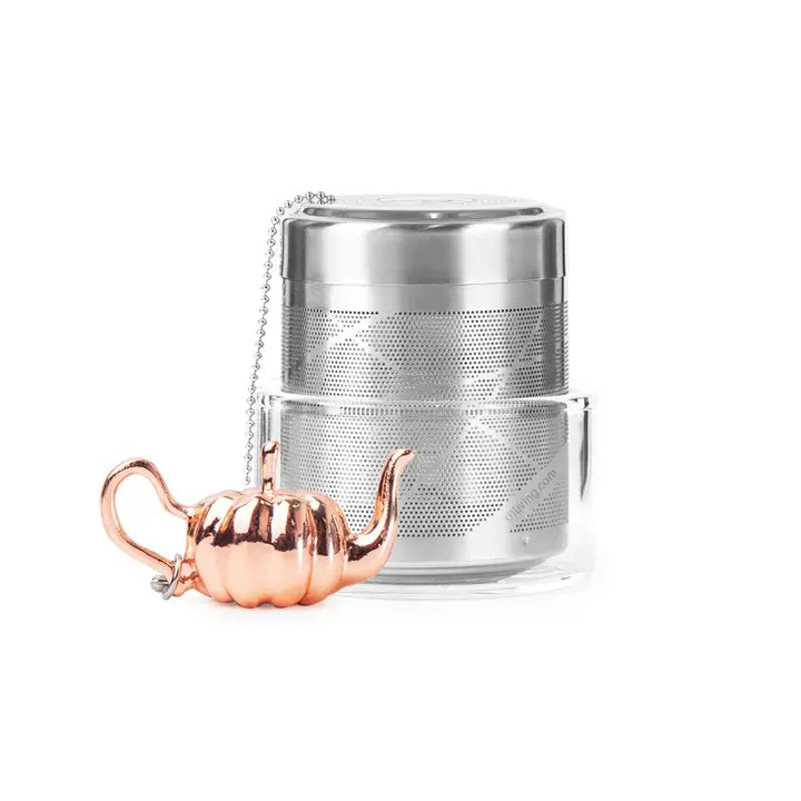 Tea Infuser Loose Leaf Tea Infuser Cylinder Pumpkin Teapot