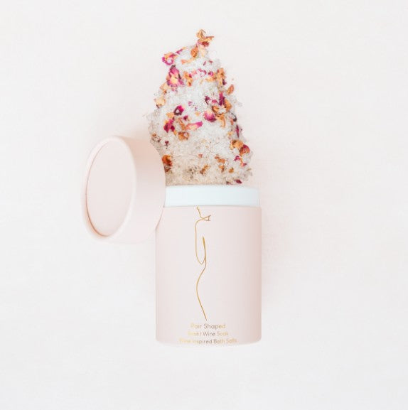 Pair Shaped – Wine Inspired Bath Salts Rose`