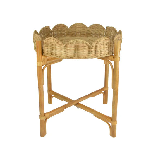 Pettine Rattan Side Table