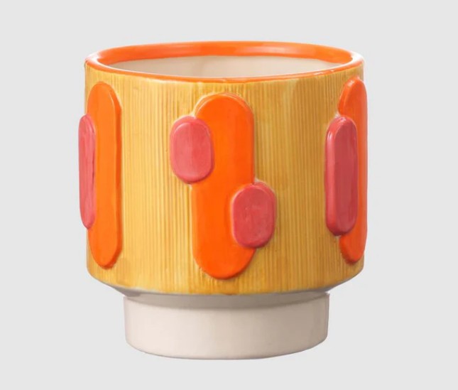 Serra Vase Yellow & Orange