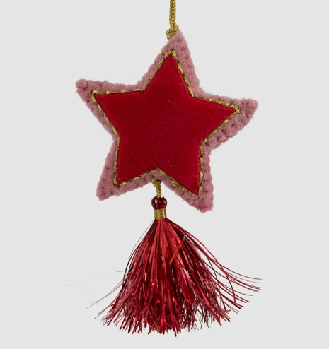 Shasa Tasselled Star Decoration