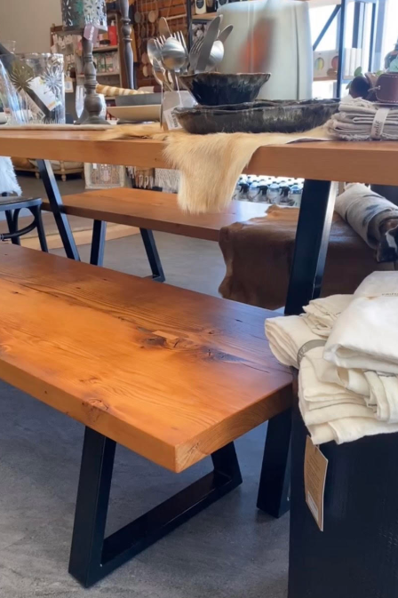MBT Timber Designs - Hand Made Dining Table with Benches