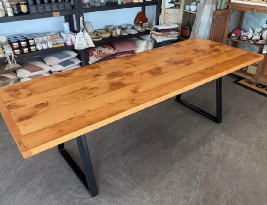 MBT Timber Designs - Hand Made Dining Table with Benches