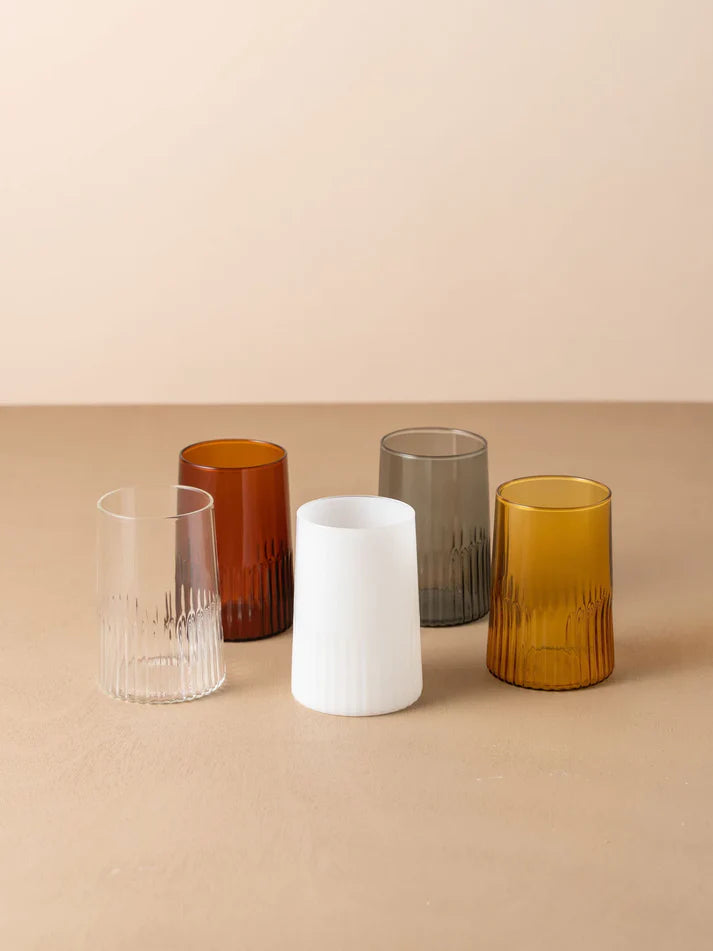Kairos Water Glass | Opaque White | Set of 2