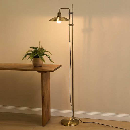 Copper Adjustable Floor Lamp