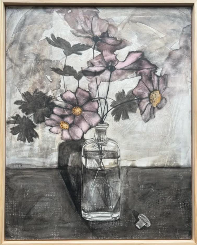 Michelle Stevens - " Cosmos in a Glass Bottle "