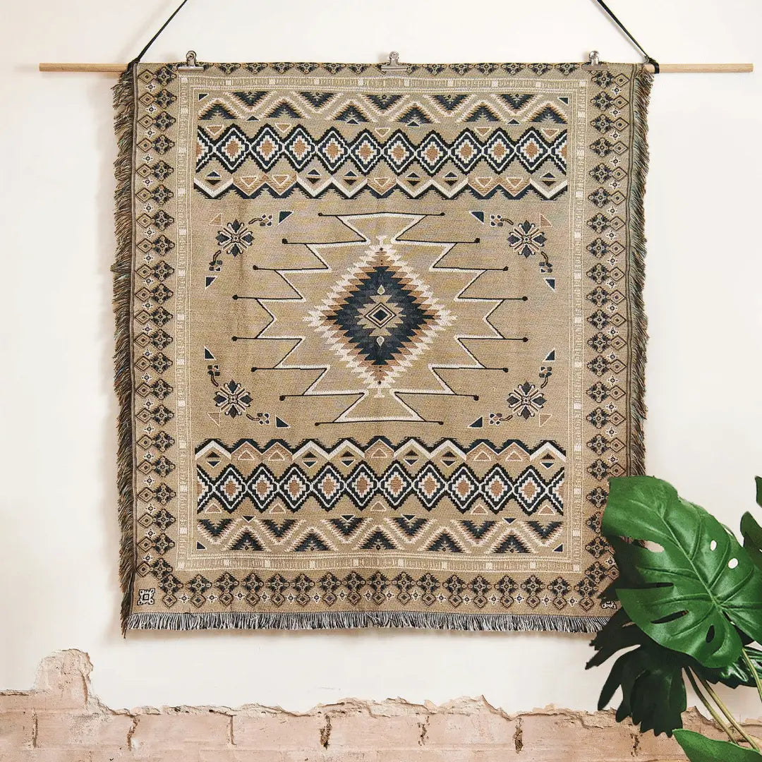 Woven Picnic Rug / Throw