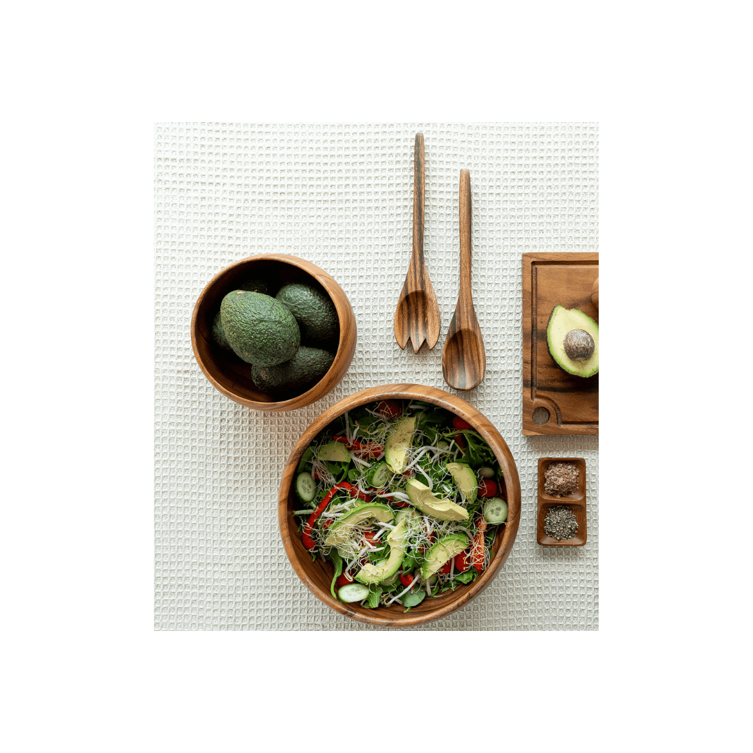 Acacia Thin Fork & Spoon Set