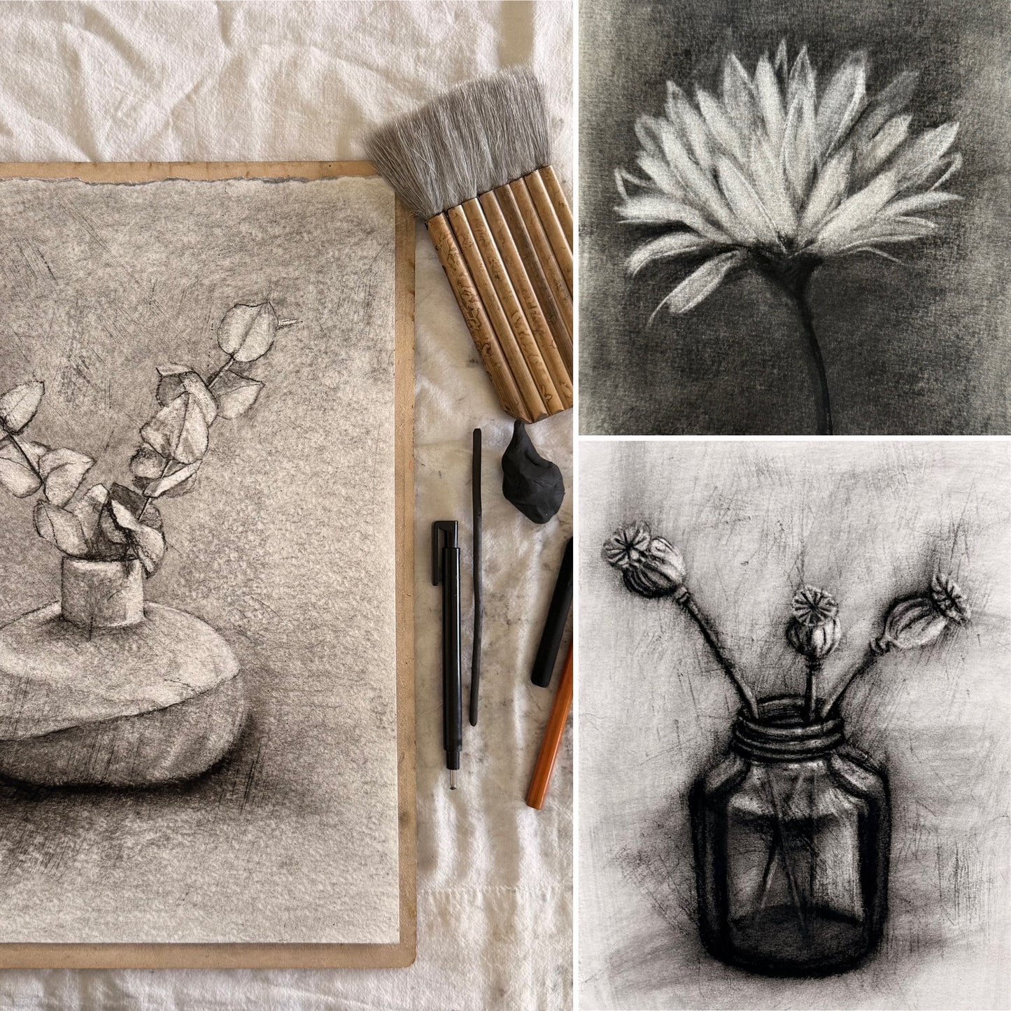 Art Experience - Expressive Charcoal Drawing with Michelle Steven;  Saturday 28th March