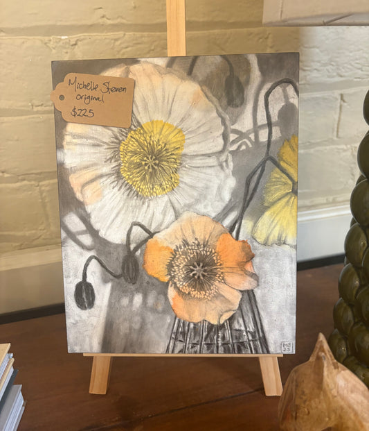 "Poppies " Original Artwork by Michelle Steven