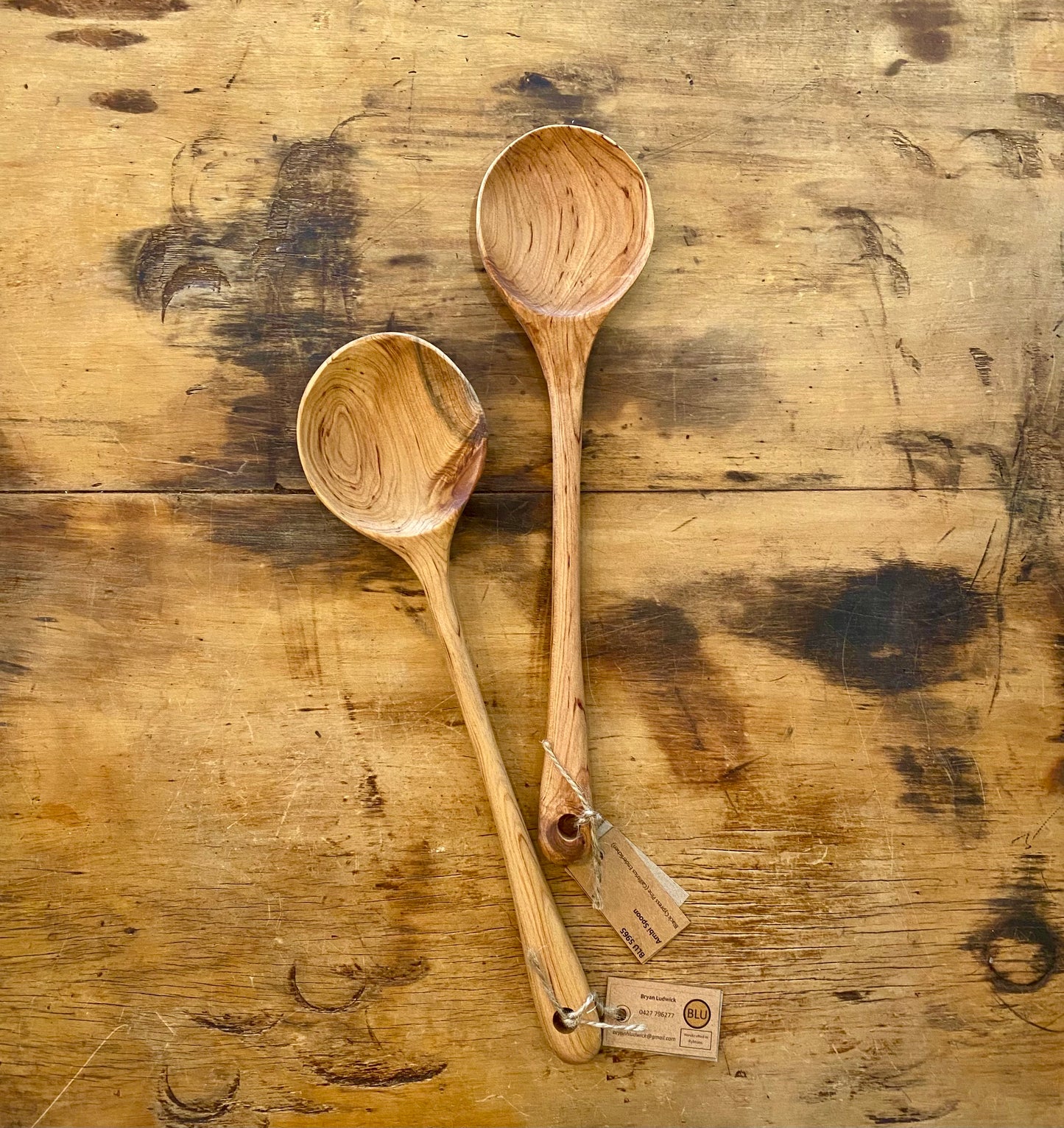 Locally Handmade Wooden Spoons - Bryan Ludwick