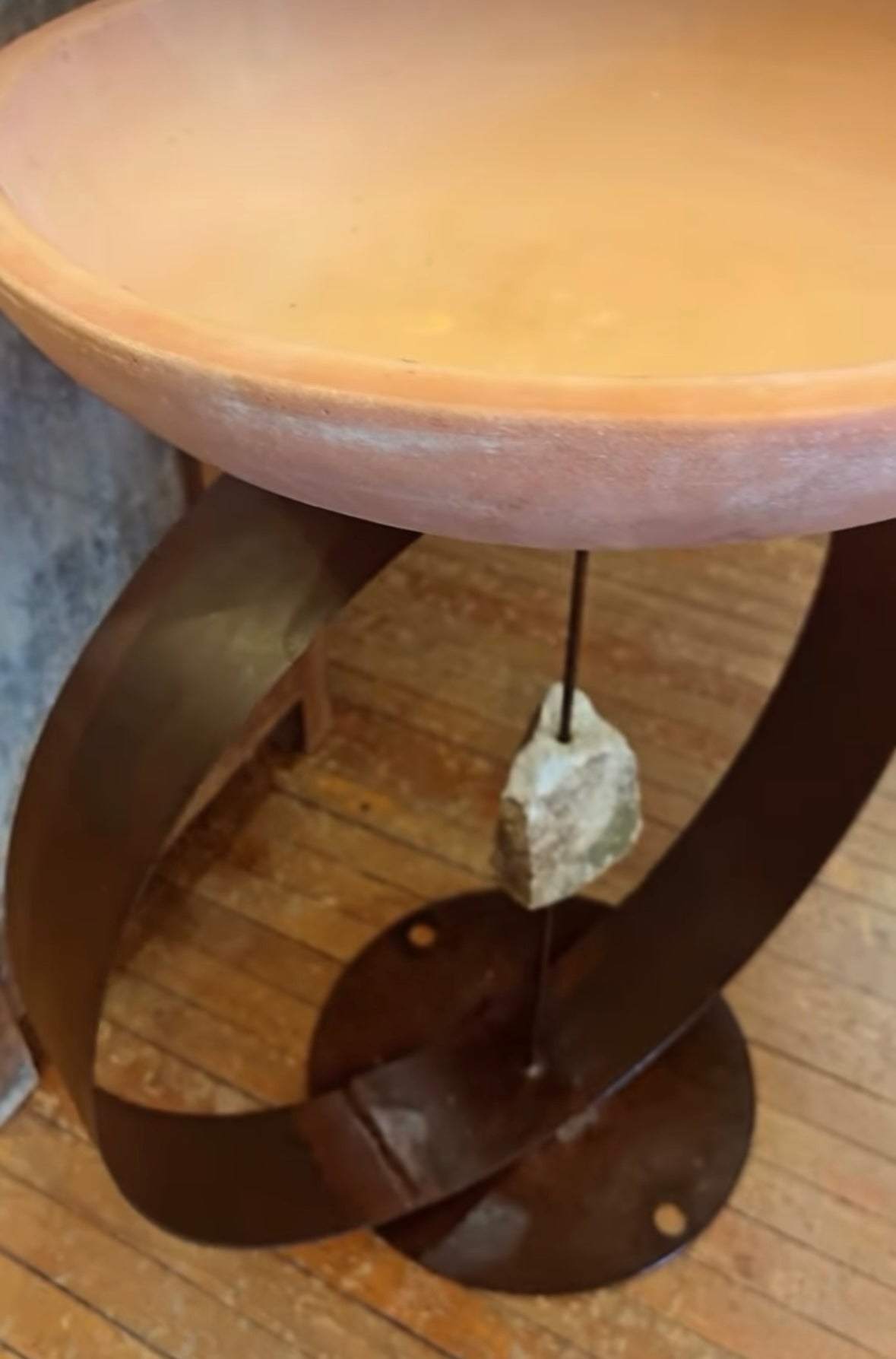 TWSculptures - Stone Heart Bird Bath