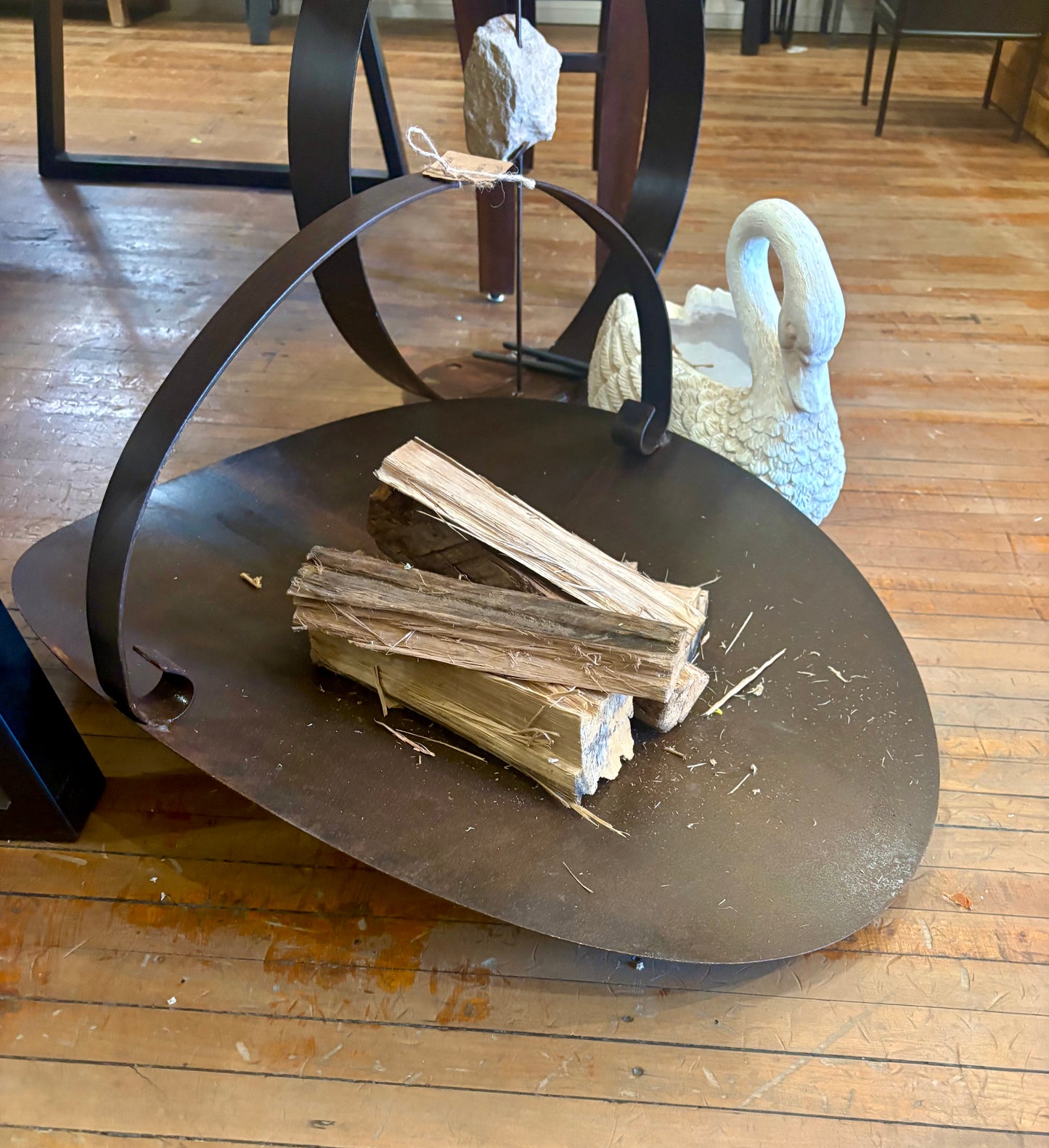 TWSculptures - Fire Wood Basket