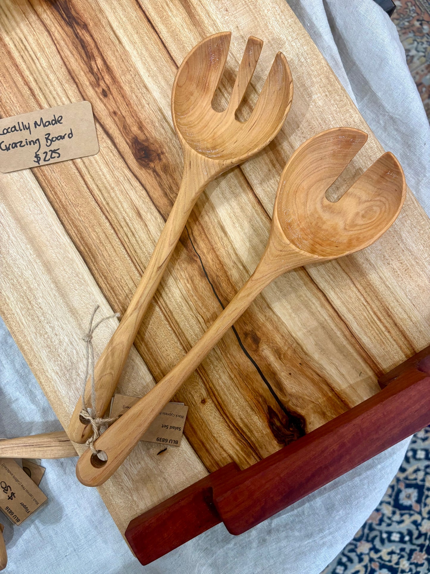 Handmade Wooden - Salad Server Set