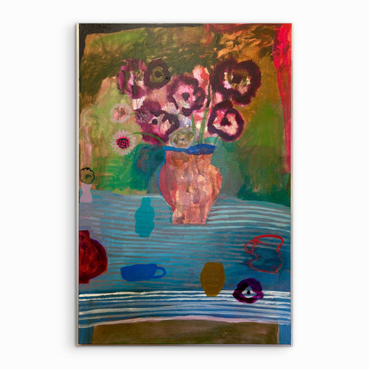 Holly Eva Original - " Striped Tablecloth "